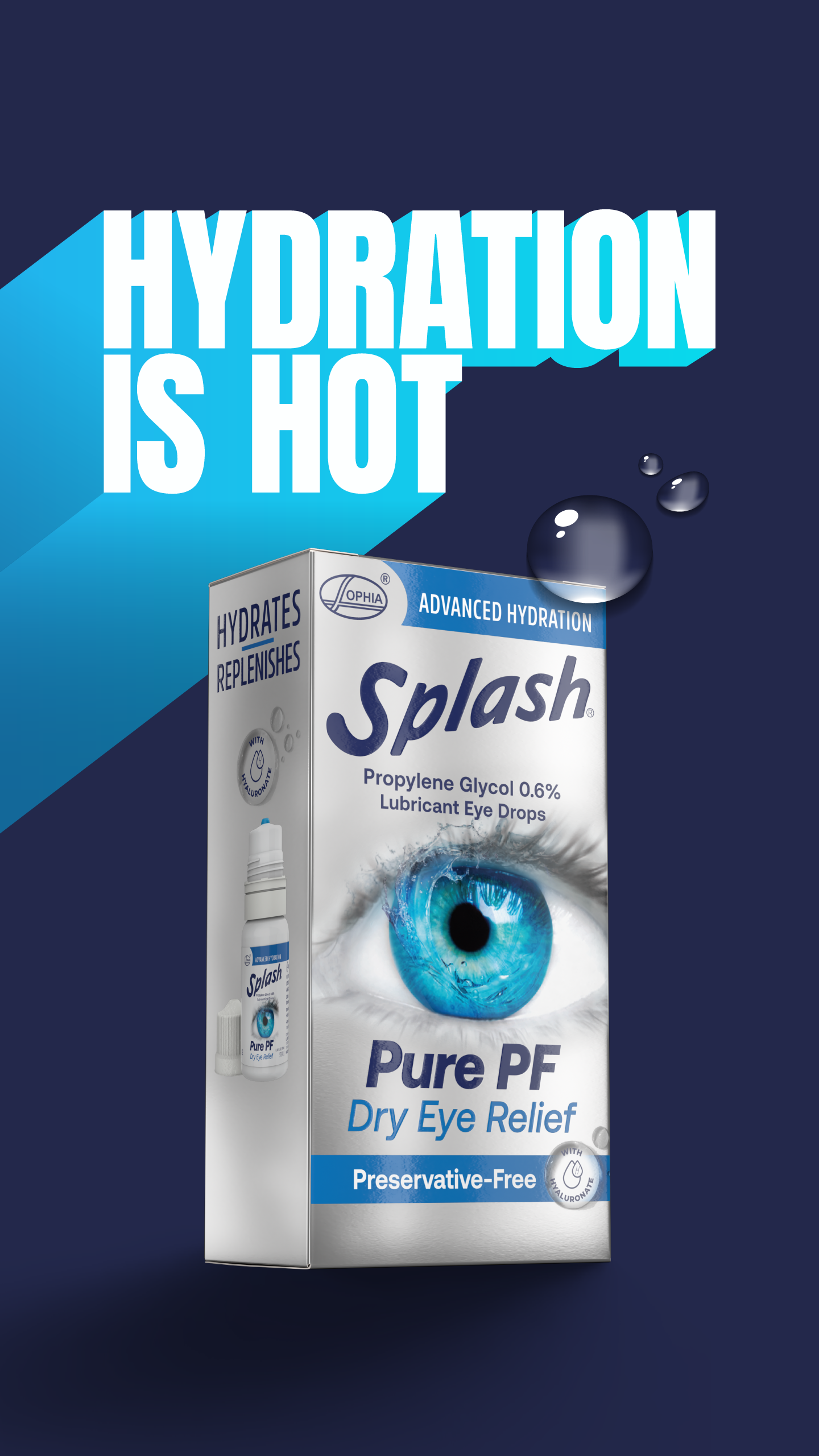 Splash Eye Drops Facebook ad from May 6, 2026