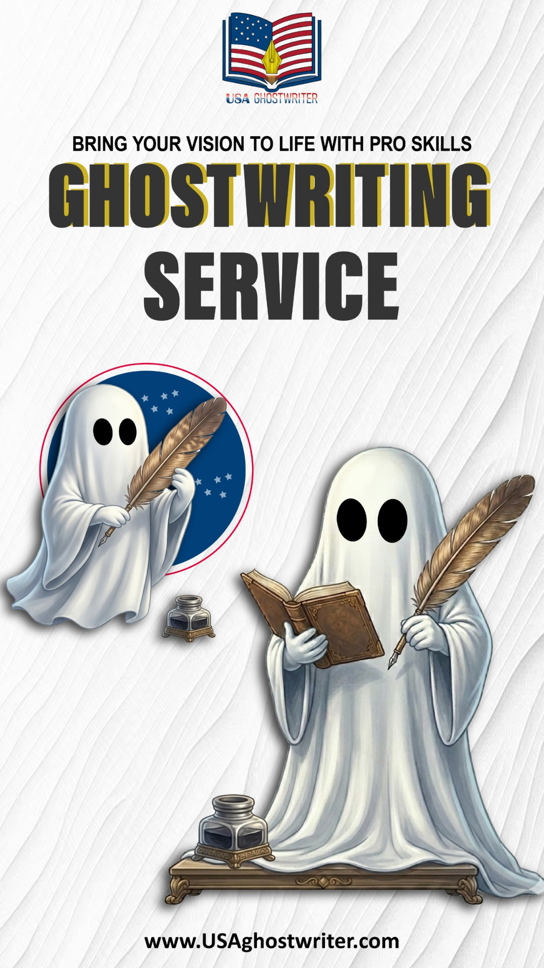 USA Ghost Writer Facebook ad