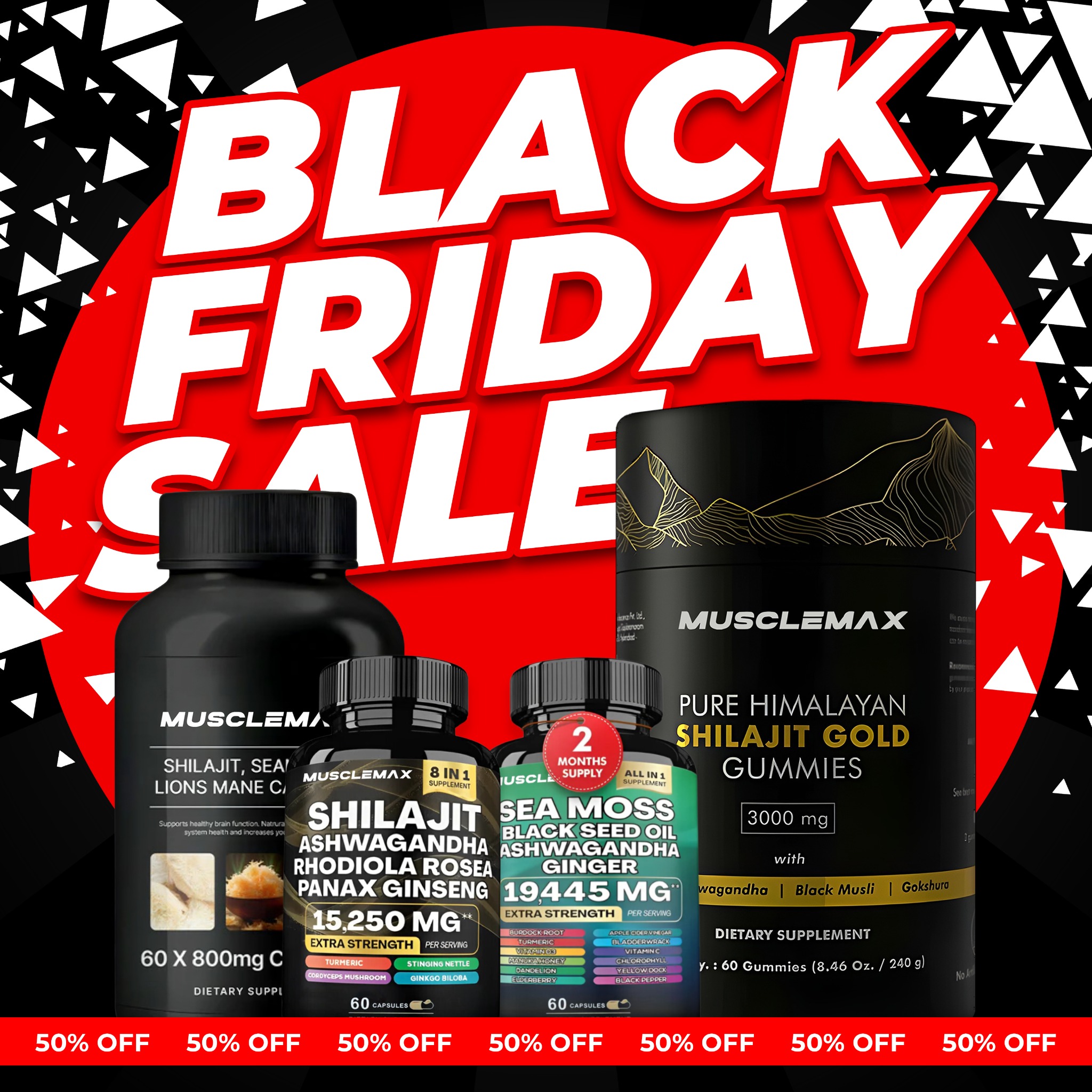 MuscleMax Nutrition Facebook ad