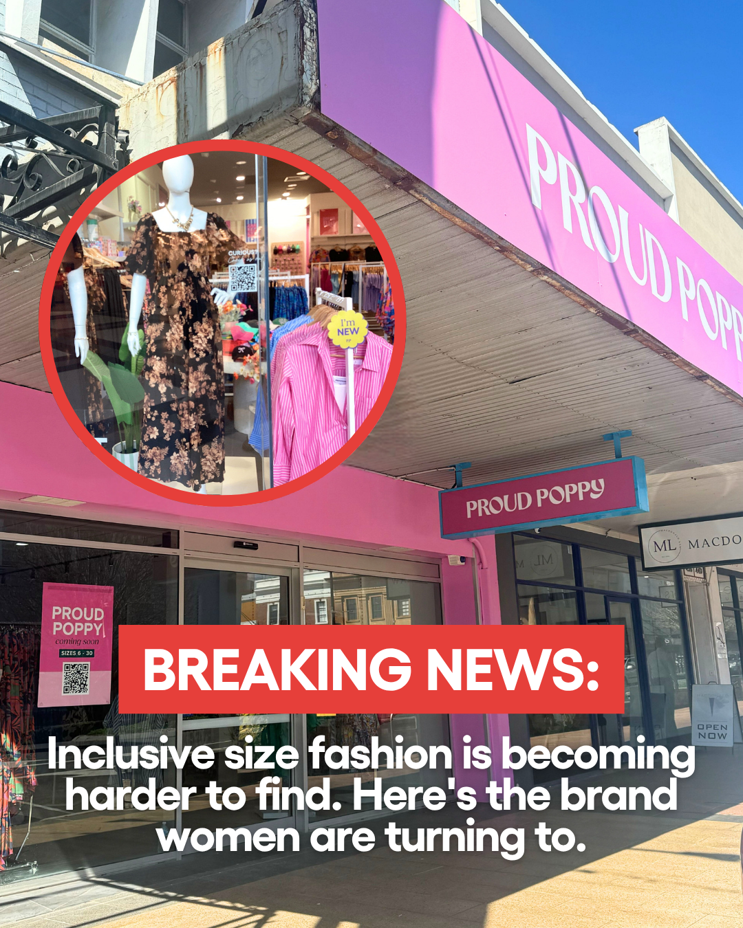 Proud Poppy Clothing Facebook ad