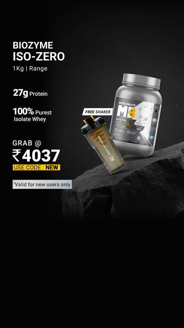 MuscleBlaze Facebook ad