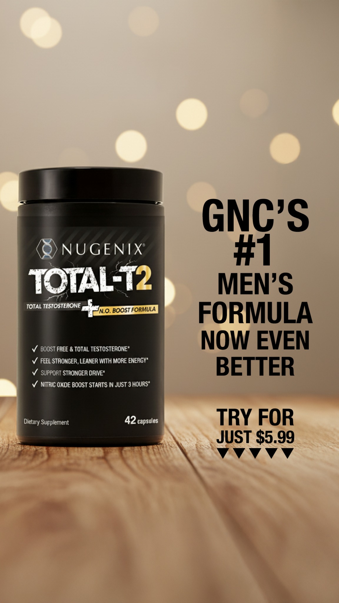 GNC Live Well Facebook ad
