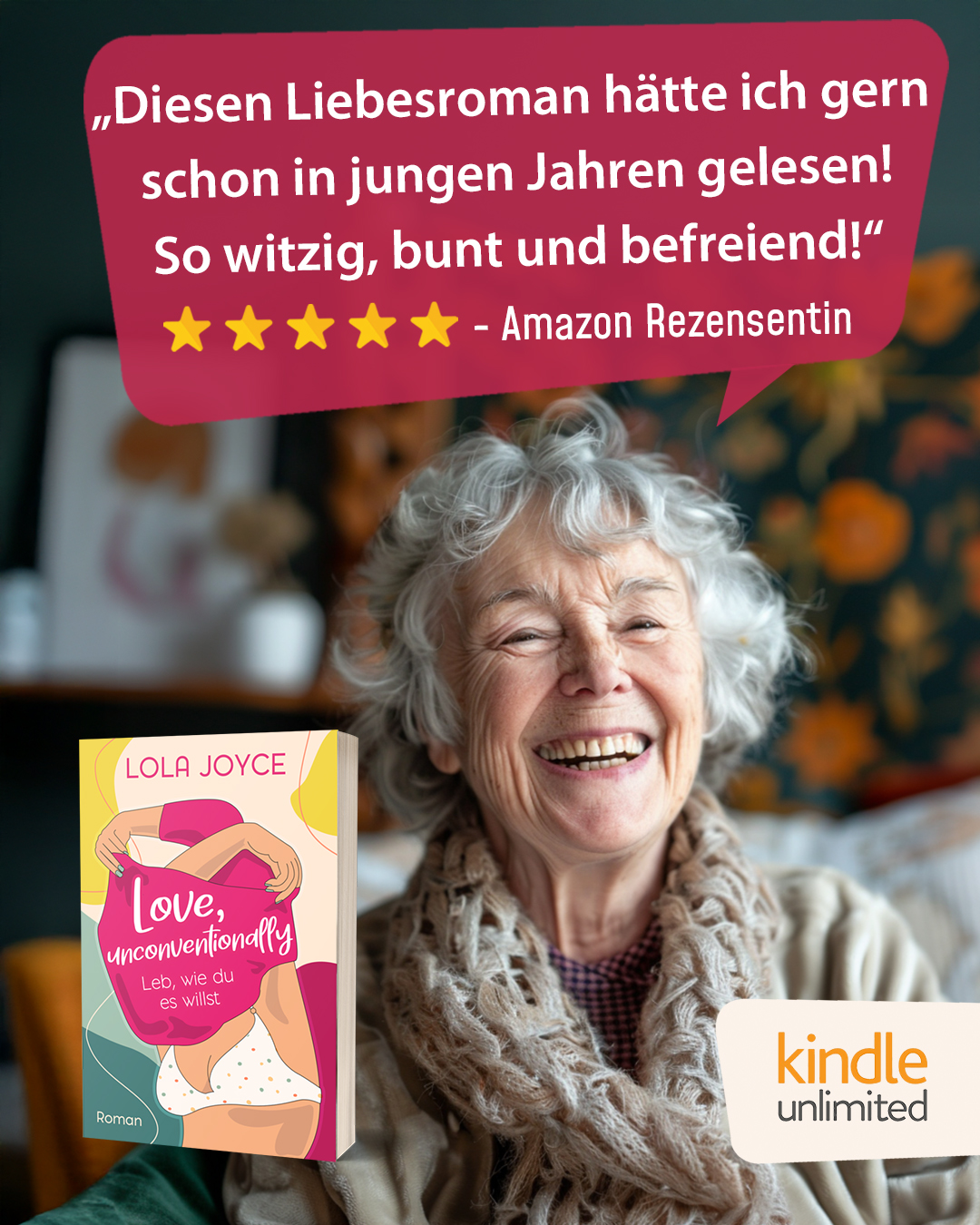 Lola Joyce - Romance mit Herz und Humor Facebook ad: Eine RomCom über Mut, Liebe und zweite Chancen. Love…