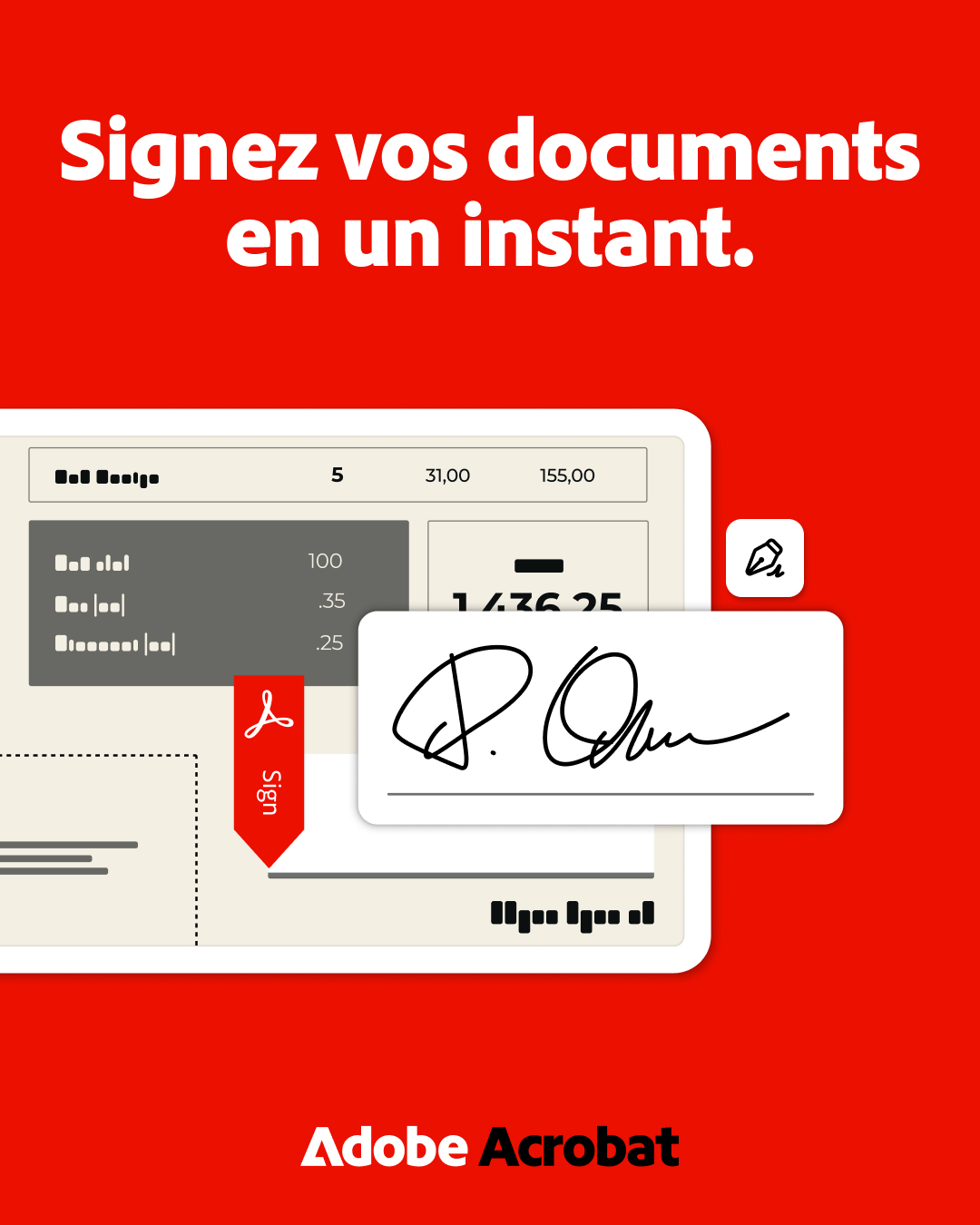 Adobe Acrobat Facebook ad