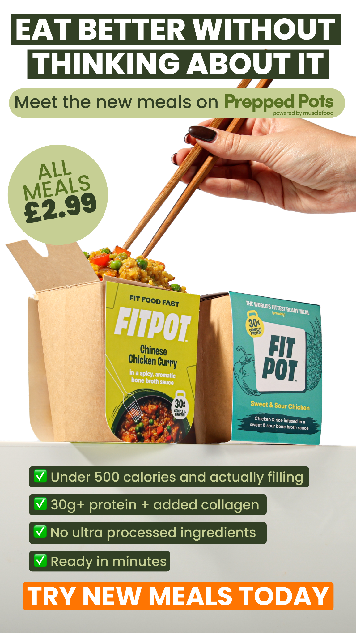 Prepped Pots Facebook ad