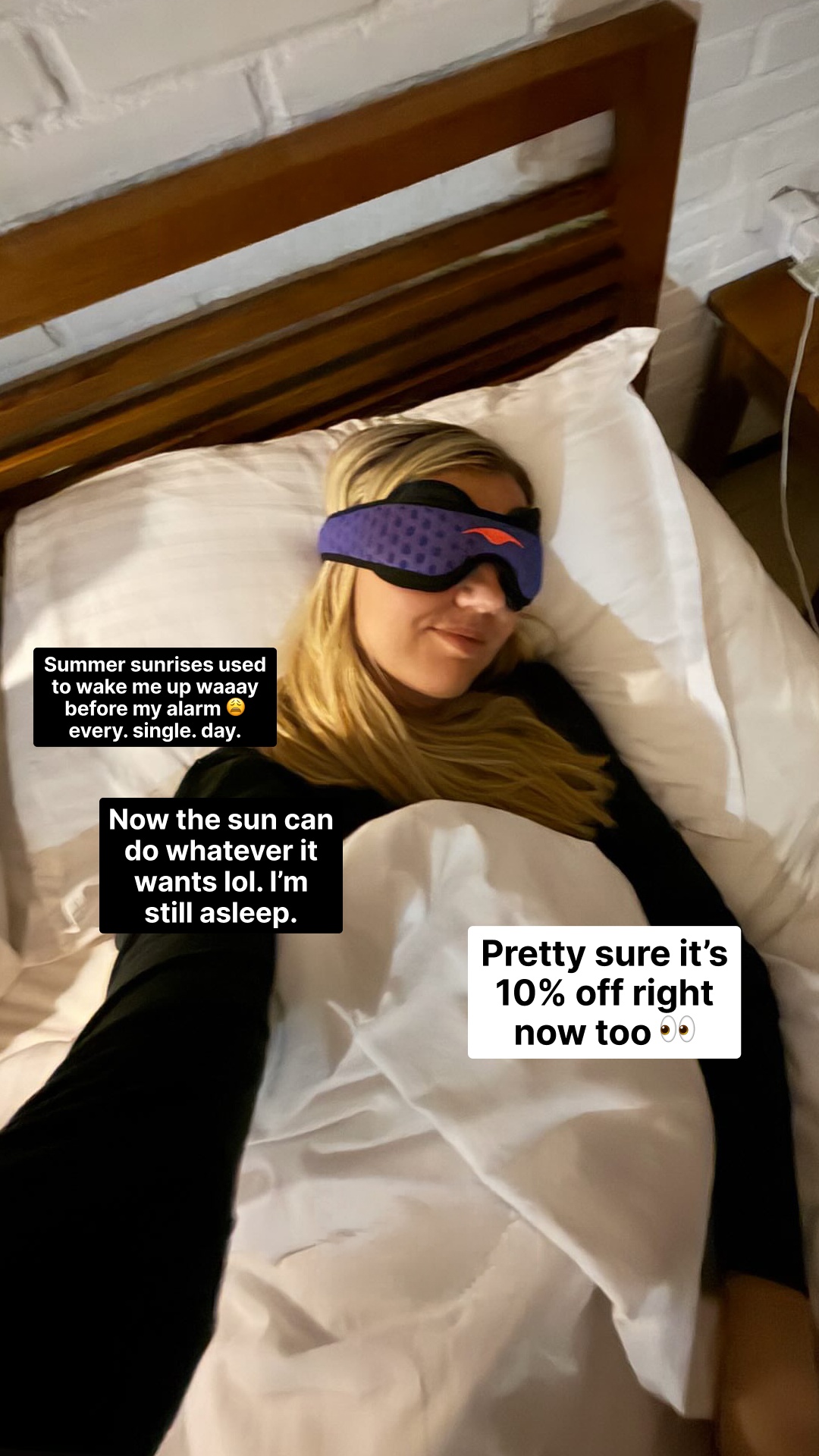 Manta Sleep Facebook ad