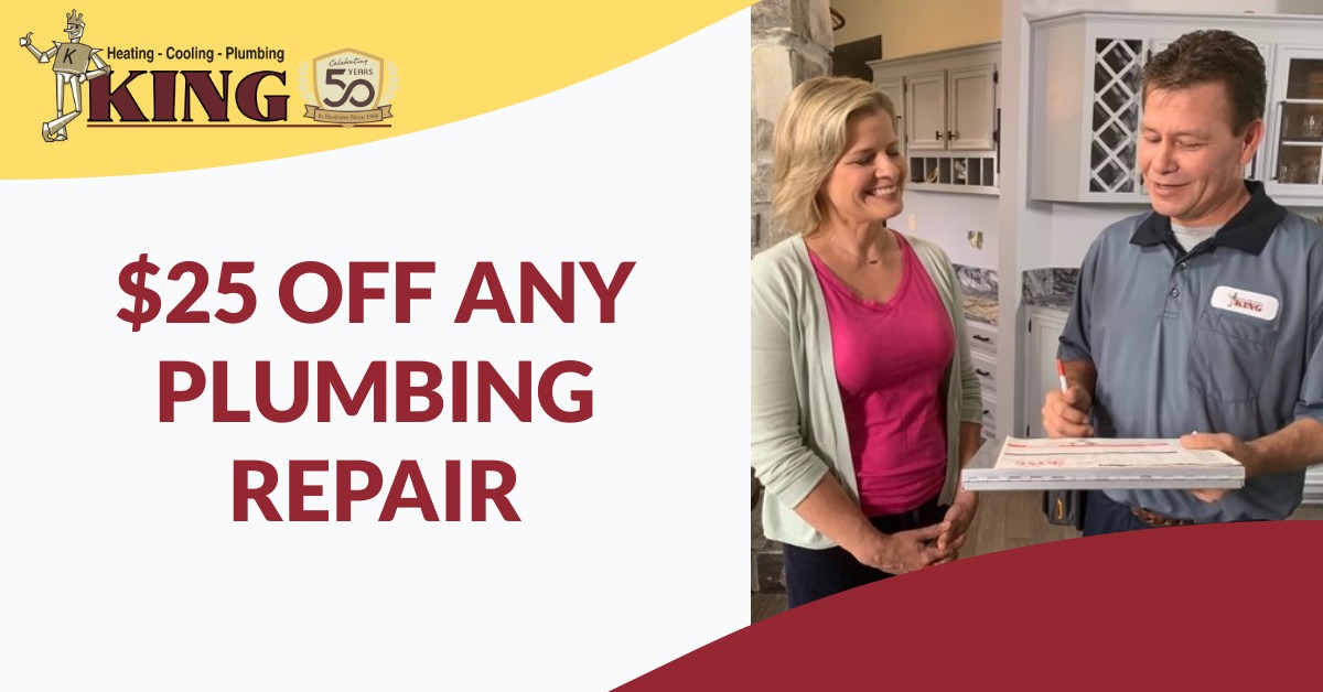 King Heating, Cooling & Plumbing Facebook ad
