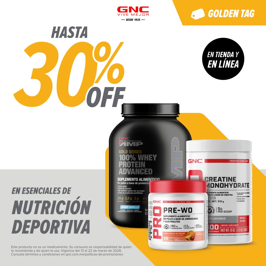 GNC México Facebook ad