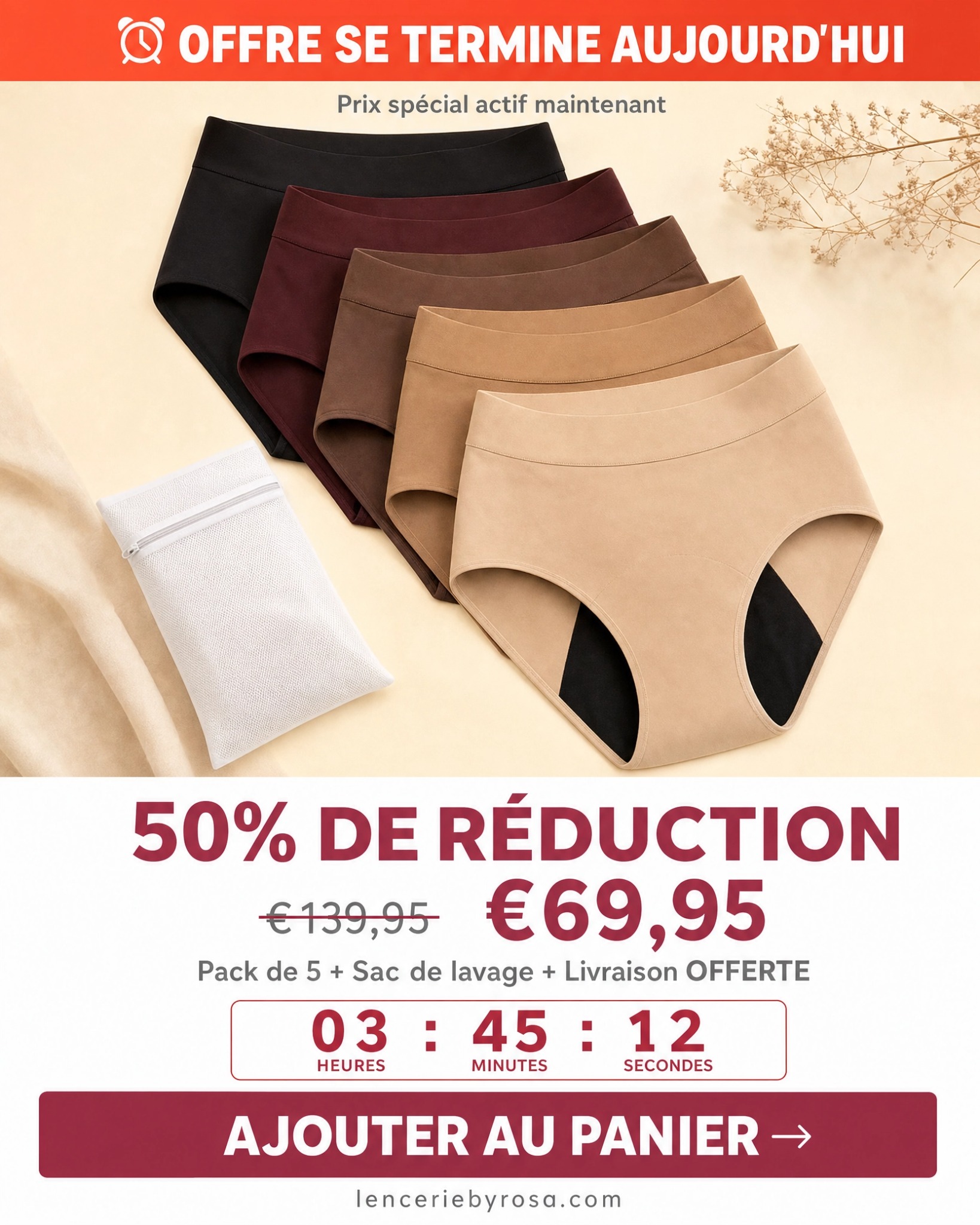 Rosa Facebook ad