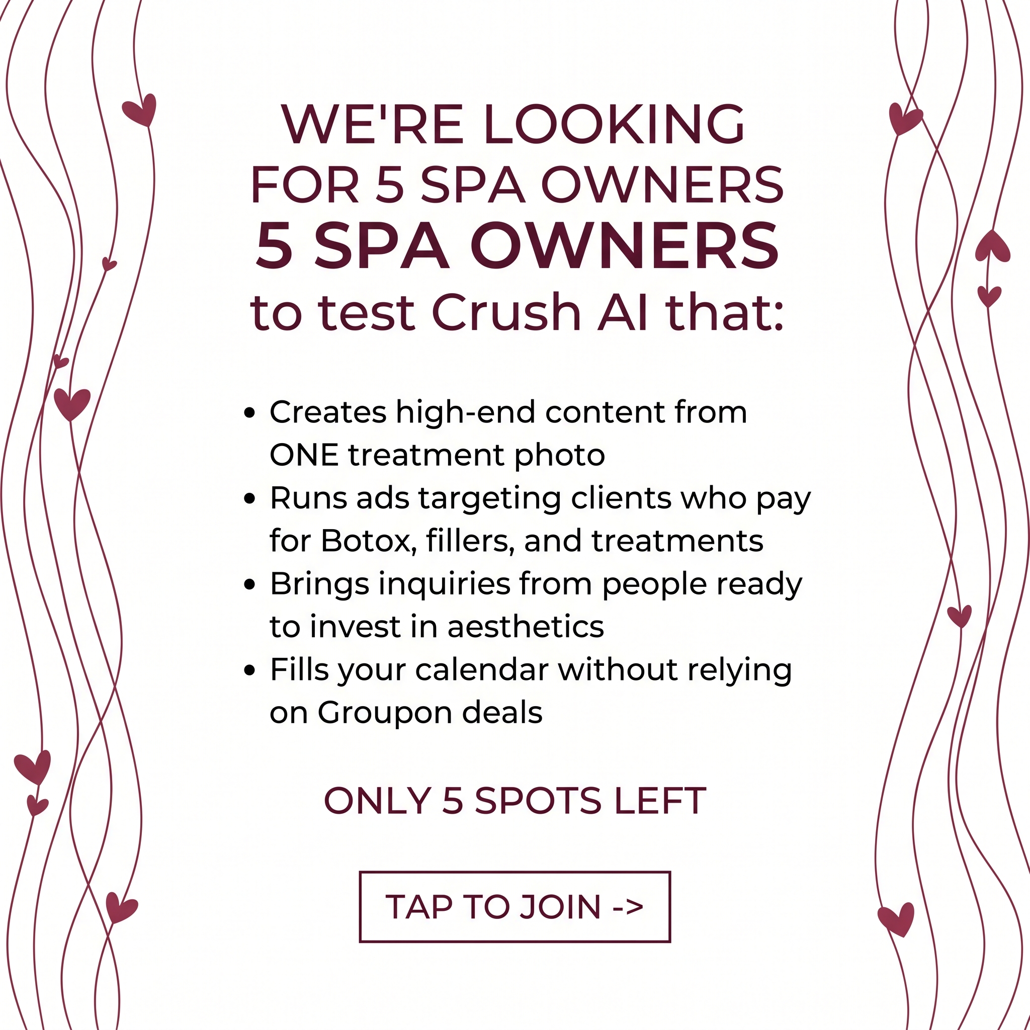 trycrush.ai Facebook ad
