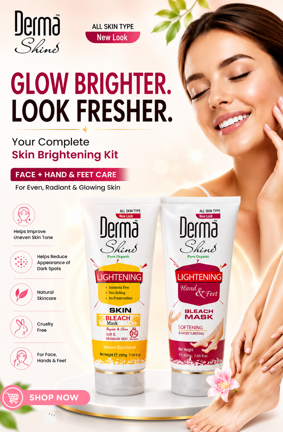 Derma Shine Facebook ad