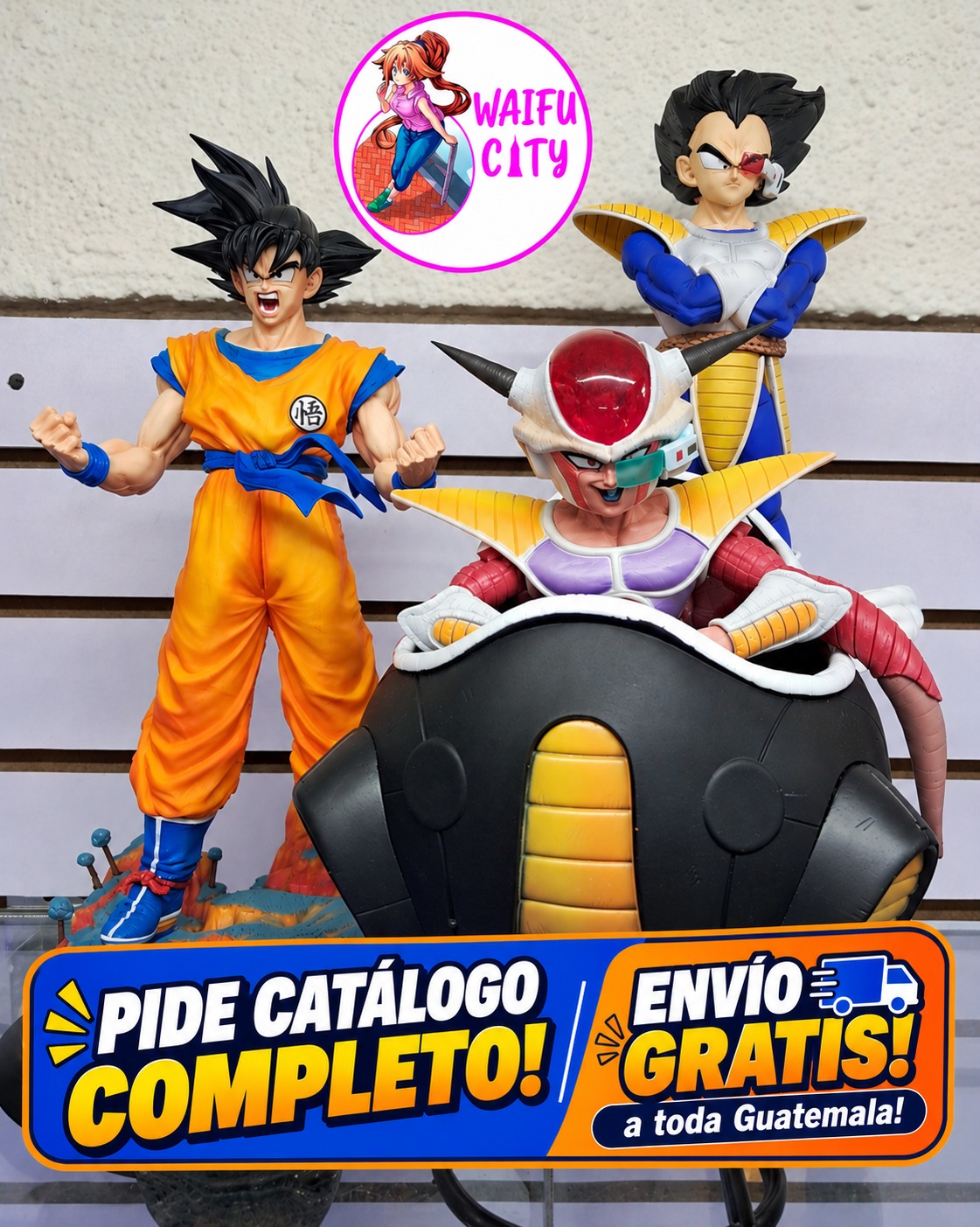 Waifu City Facebook ad: ENVÍO GRATIS! PIDE TU 10% DESCUENTO EXTRA!