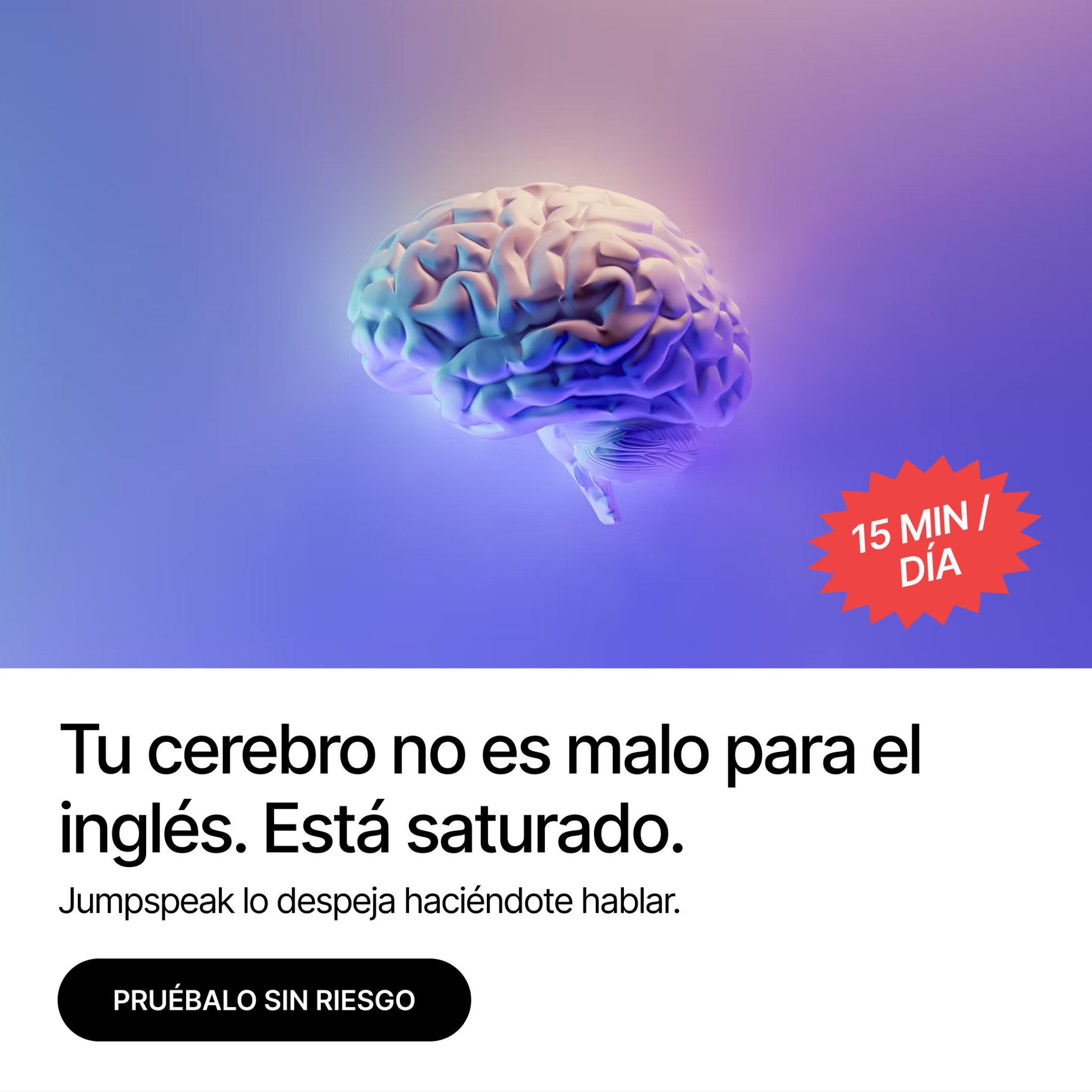 Jumpspeak Facebook ad
