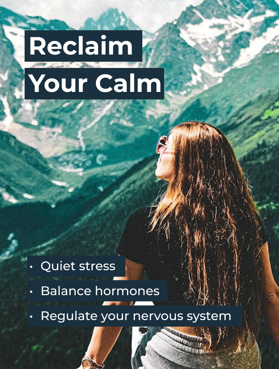 Aegis Formulas Facebook ad: Calm Your Body. Clear Your Head.