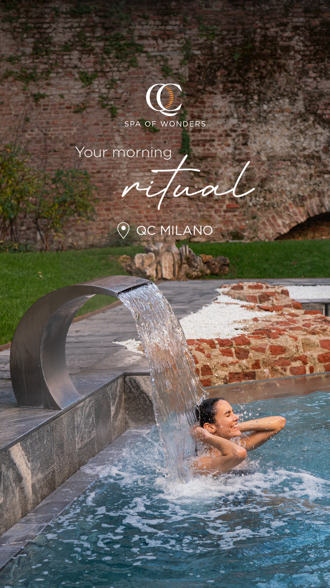 QC Spa Milano Facebook ad from Aug 4, 2026
