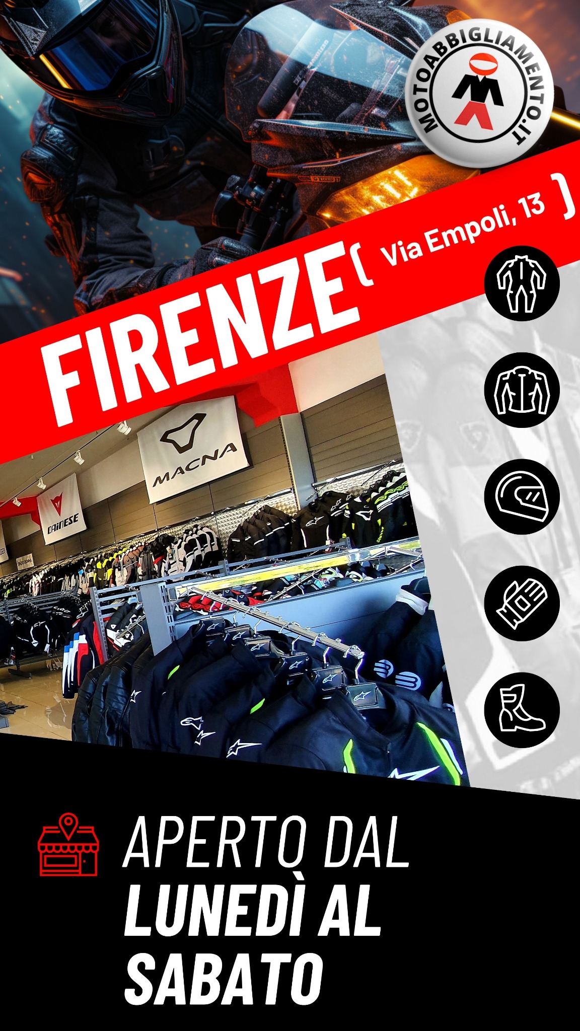 Motoabbigliamento Firenze - Quartiere Moto Facebook ad from Apr 21, 2026