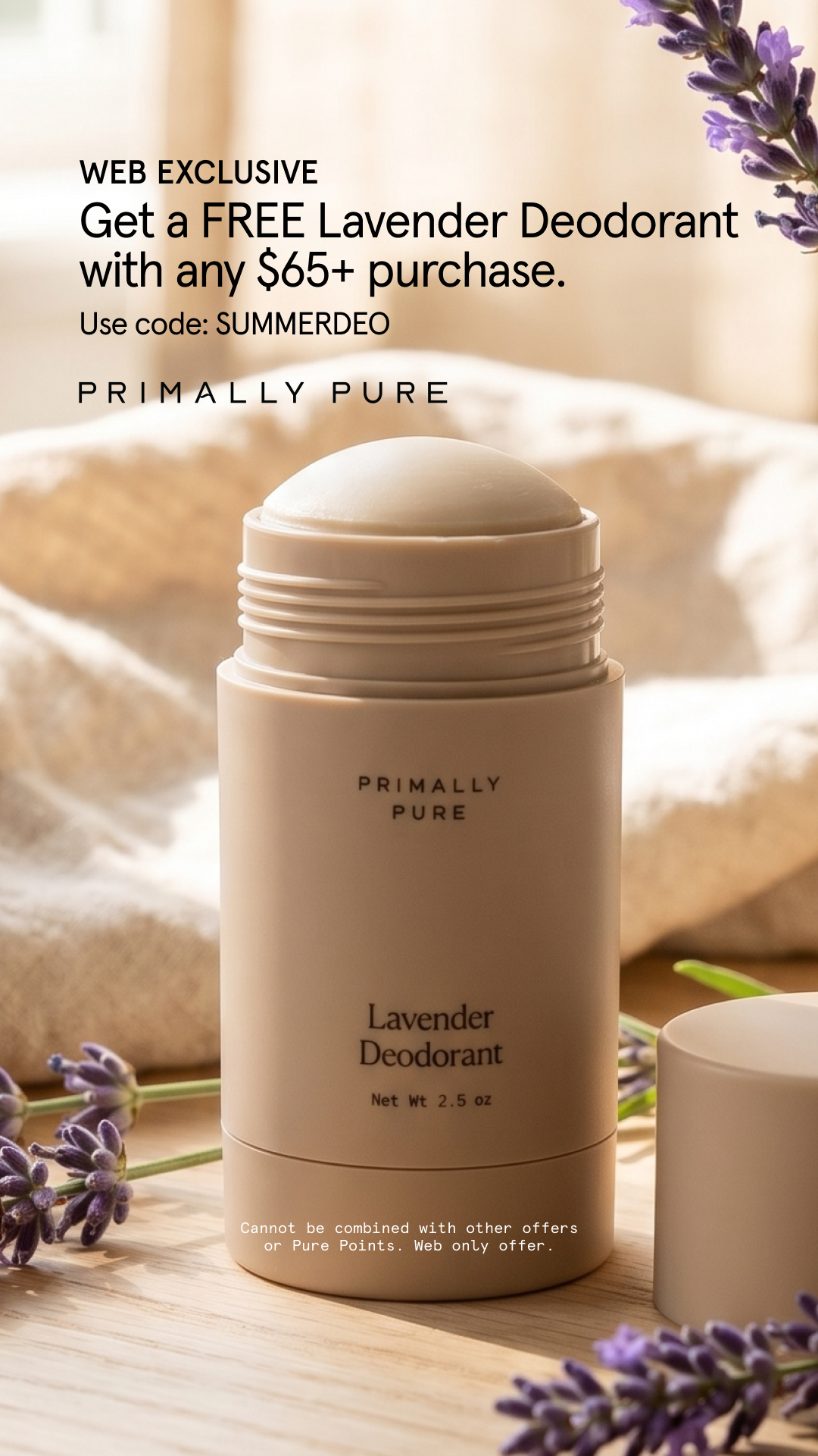 Primally Pure Skincare Facebook ad