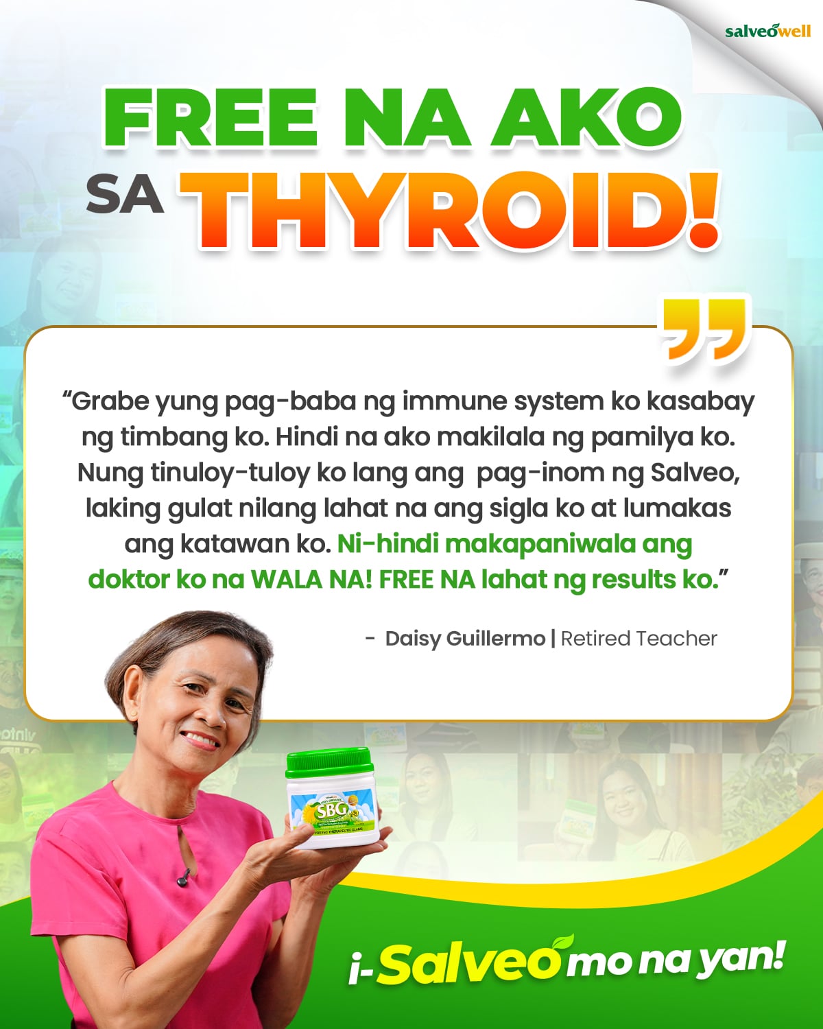 NatureBoost Wellness by Joy Facebook ad: THYROID PROBLEM
