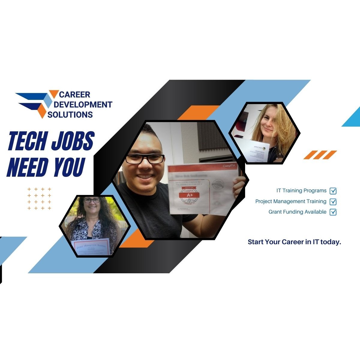 Career Development Solutions Facebook ad from Mar 25, 2025