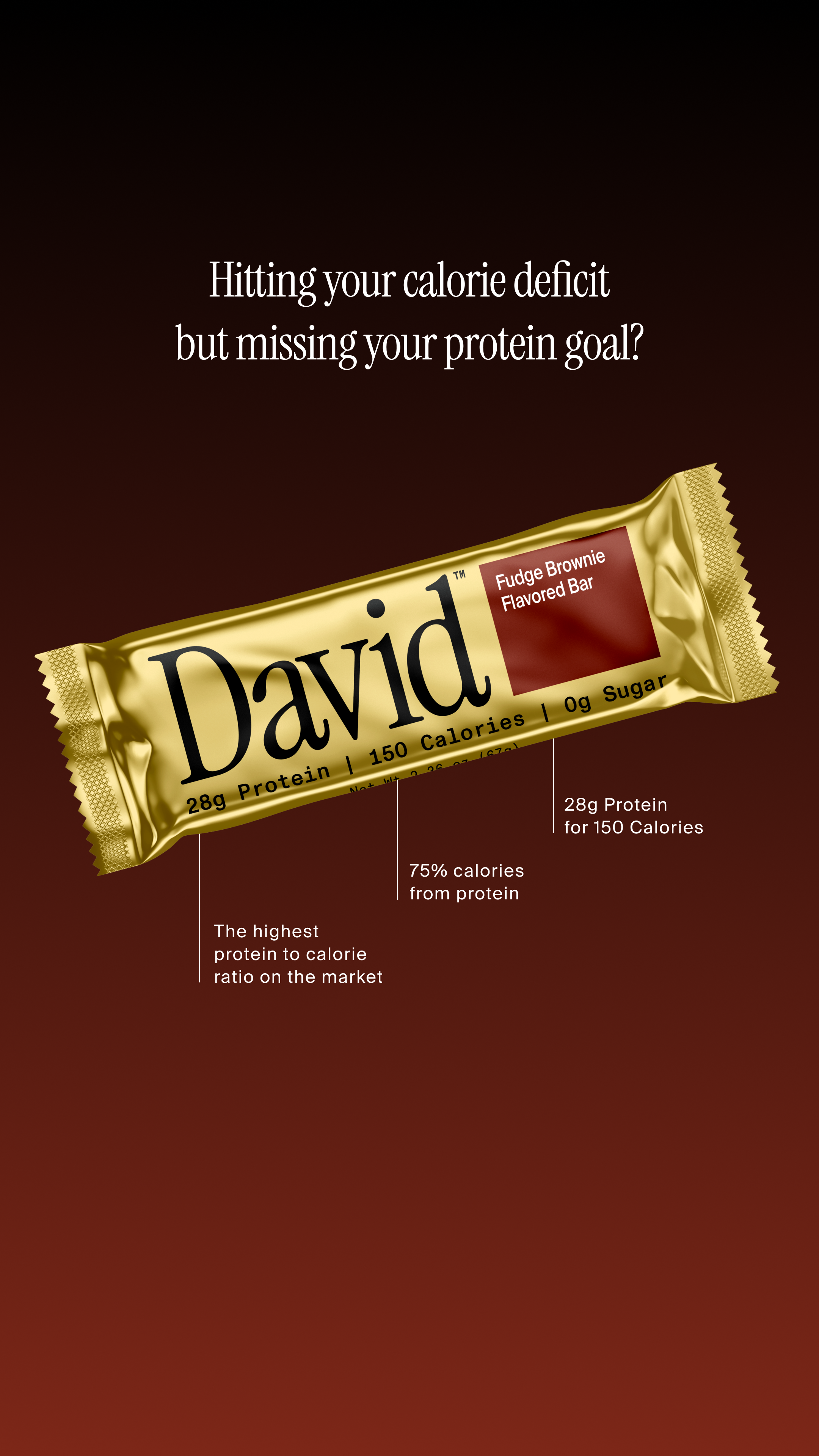 David Protein Facebook ad