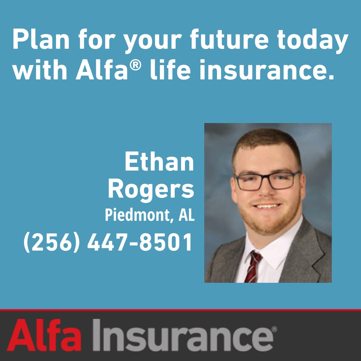 Ethan Rogers - Alfa Insurance Agent Facebook ad