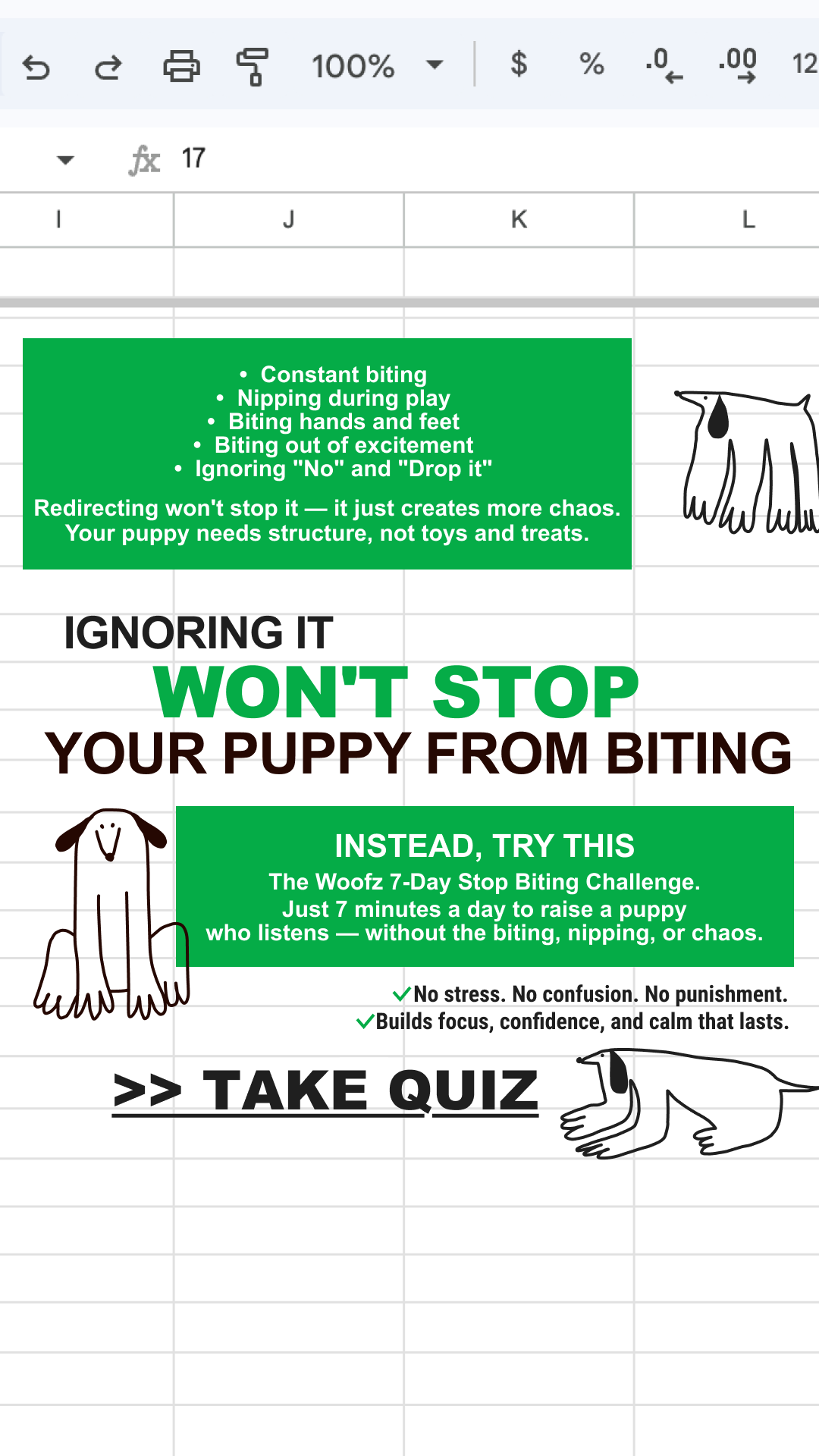 Dog Training & Tips Facebook ad