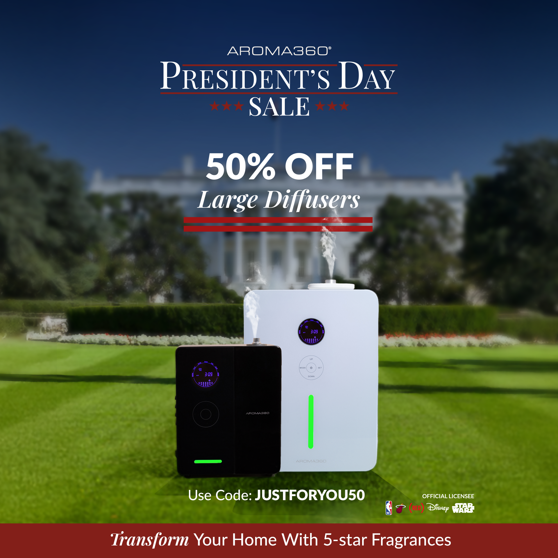 Aroma360 Facebook ad