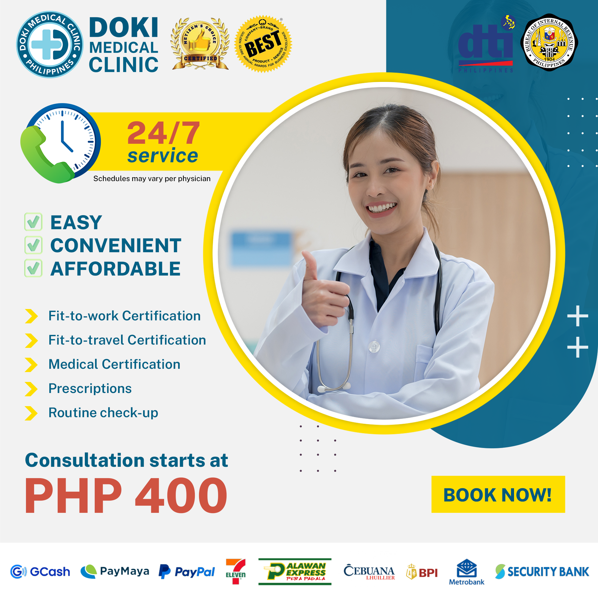 DOKi Philippines - Online Consultations Facebook ad