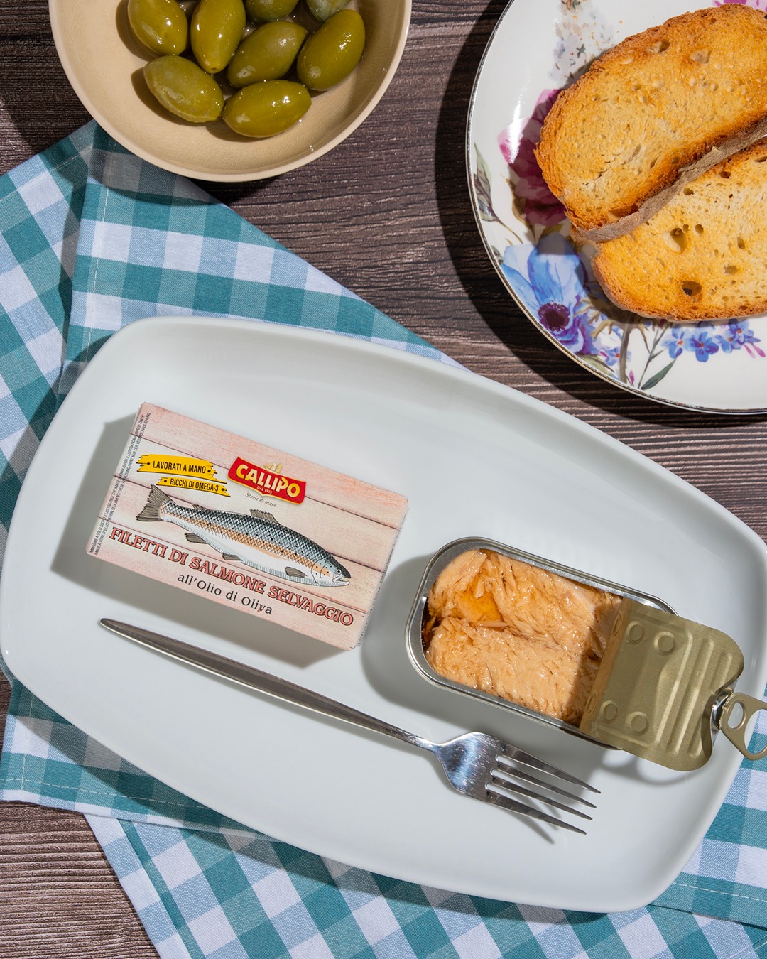 Tonno Callipo Facebook ad: Tutto il gusto del salmone selvaggio, sapientemente…