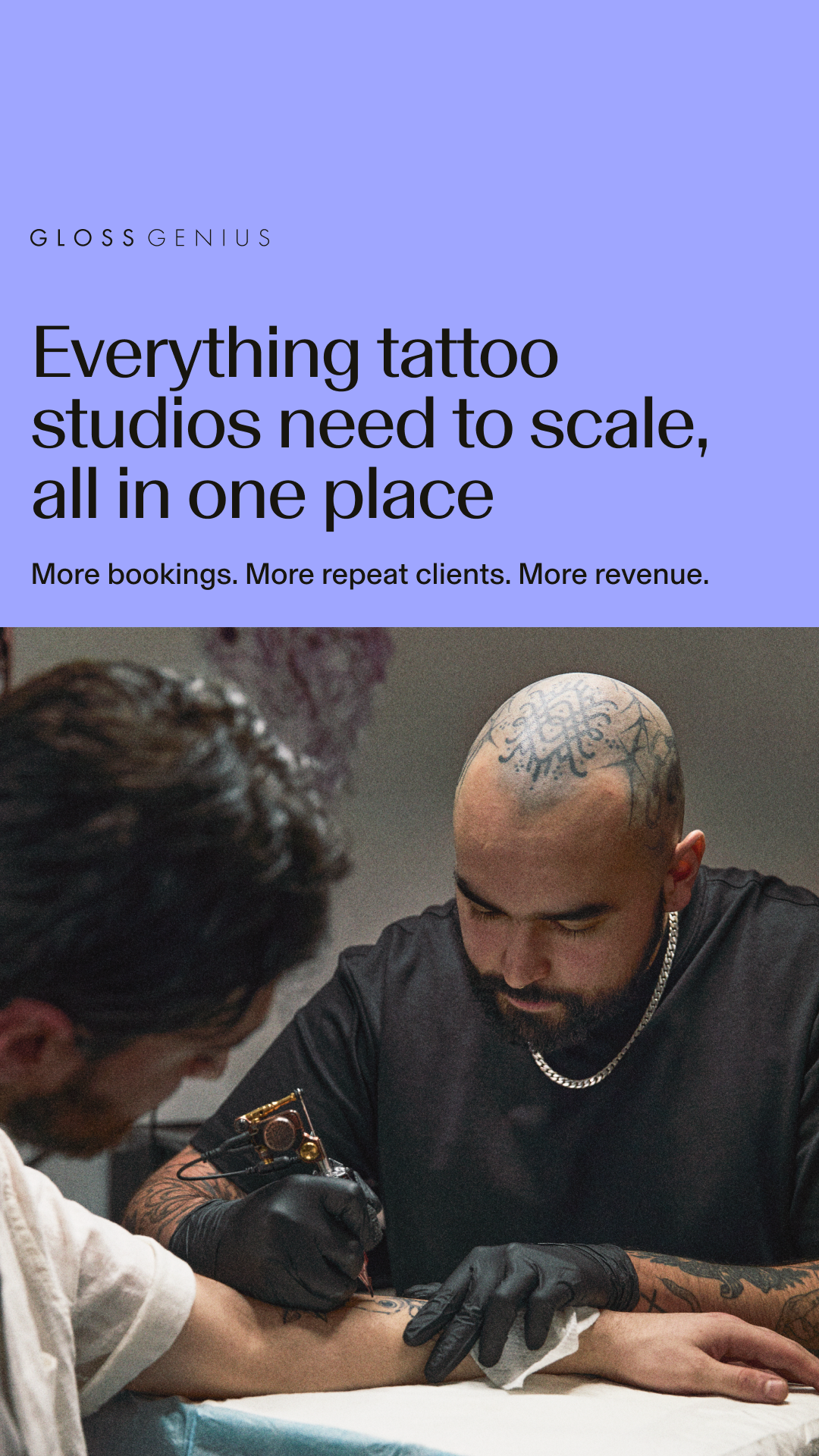 GlossGenius Facebook ad