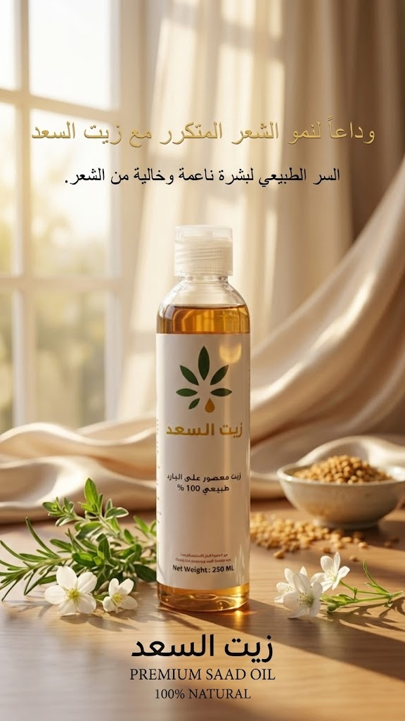 SoftAura Facebook ad: زيت السعد