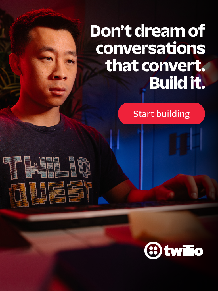Twilio Facebook ad