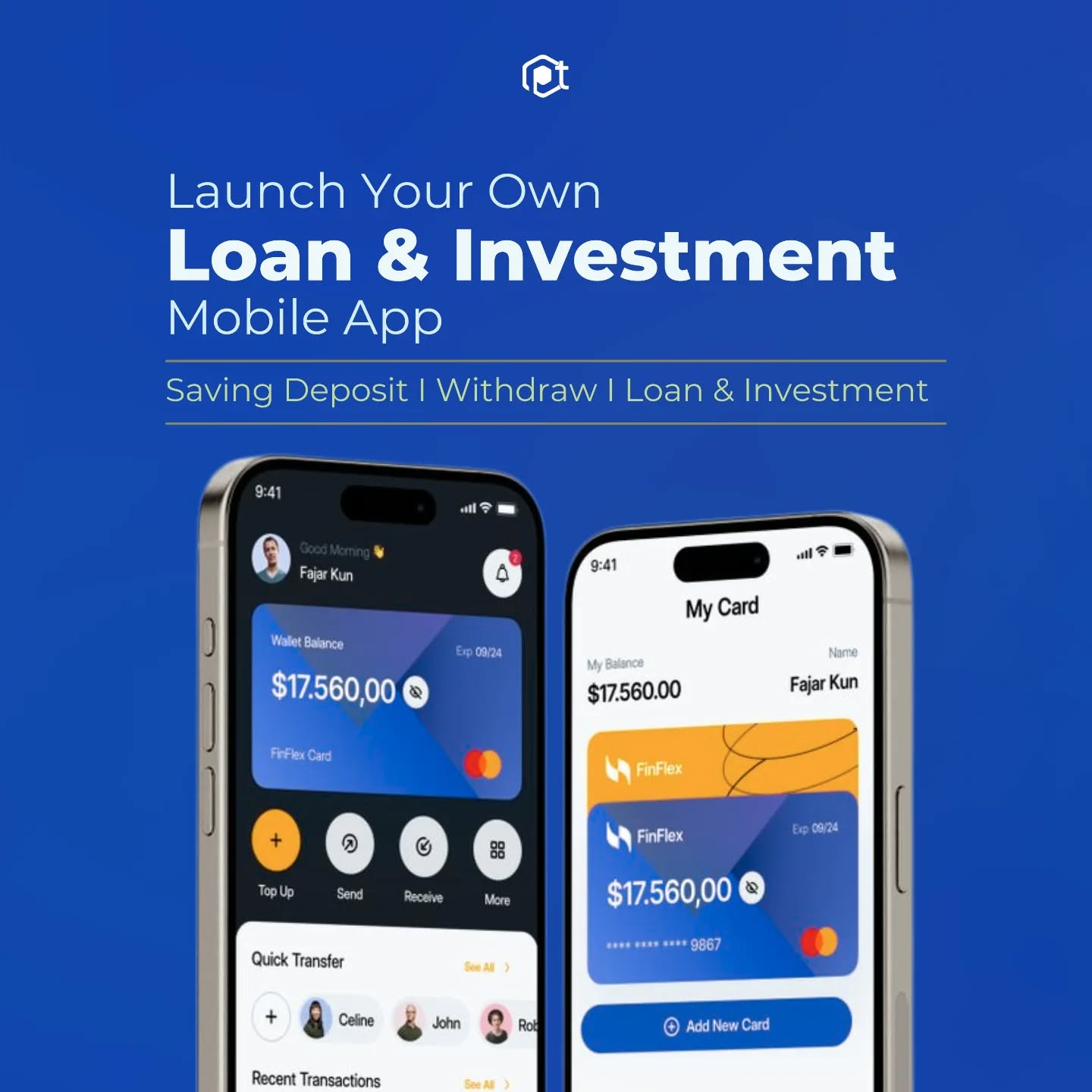 PoterbyTech Facebook ad: Ready to launch your own loan & investment…