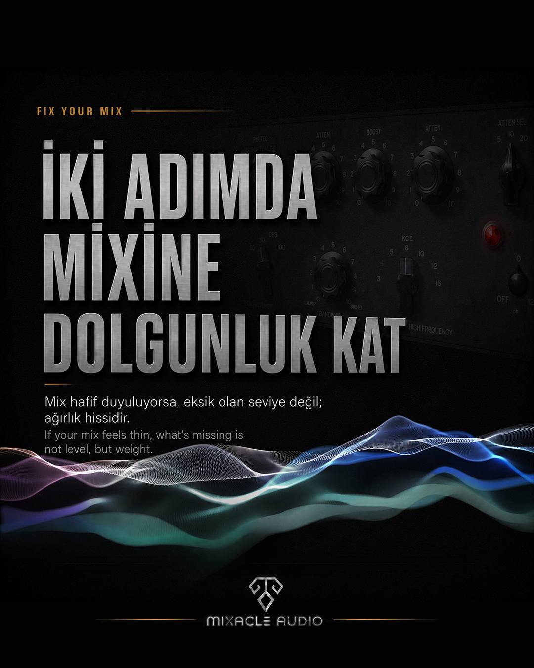 Emre Sezgin Facebook ad: 2 Adımda Mixine Ağırlık ve Doygunluk Kat
