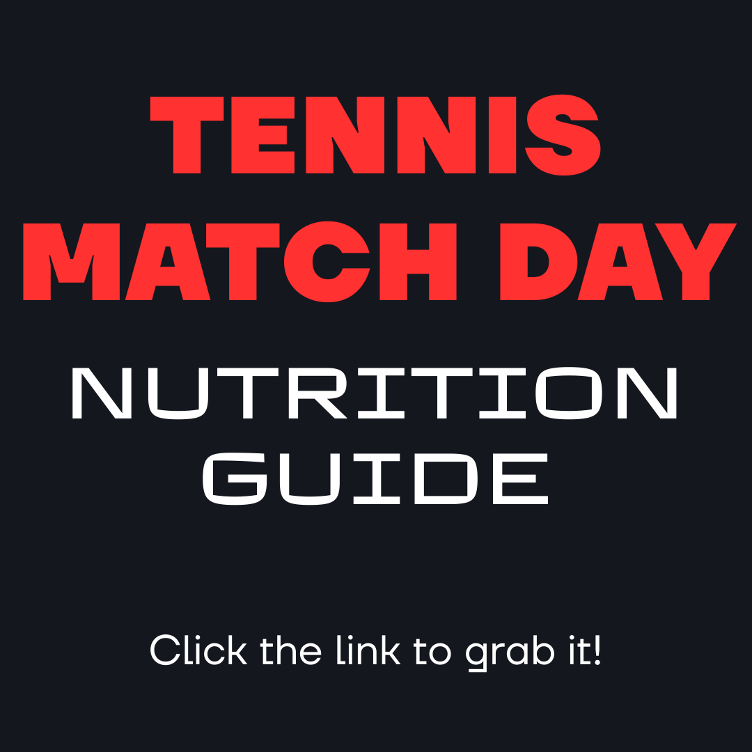 Kelsey Poulter Facebook ad: Tennis Match Day Nutrition Guide and Course