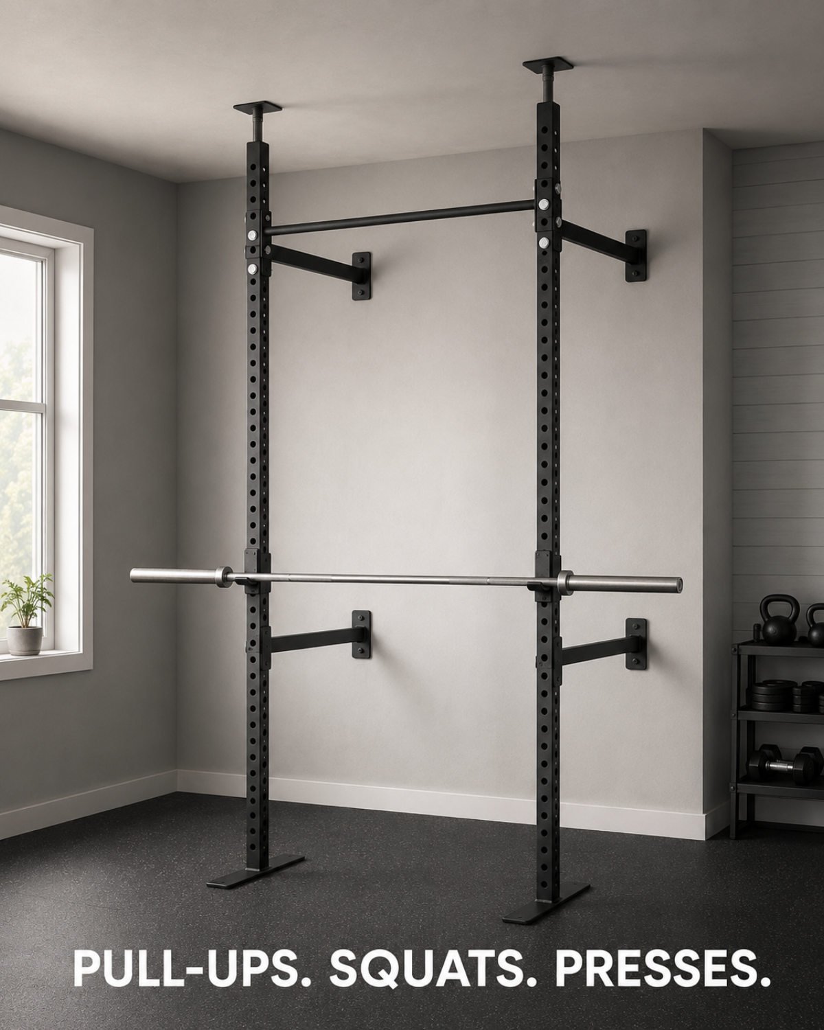Kensui Facebook ad: Professional Gym, Zero Drilling.