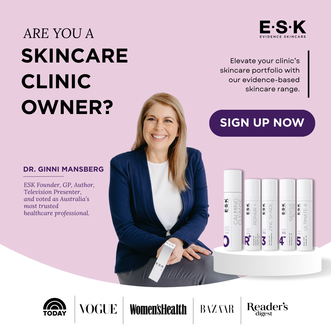 ESK  Evidence Skincare Facebook ad
