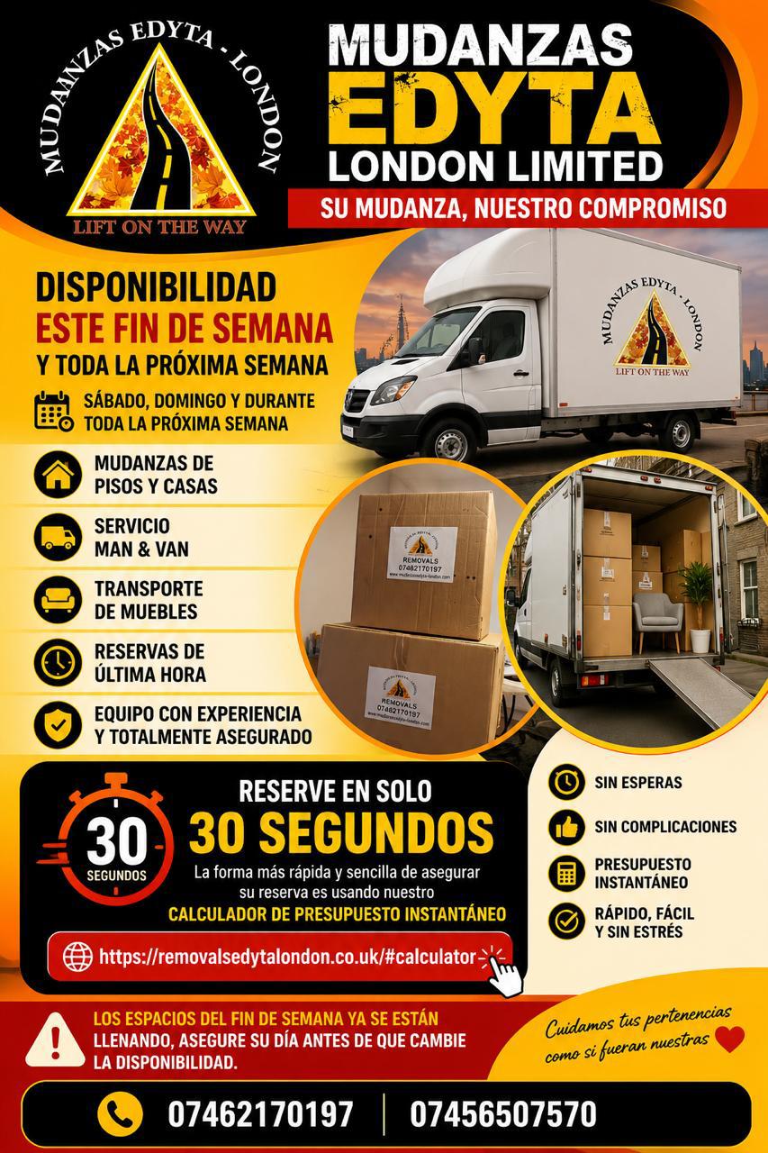 Removals Edyta London Facebook ad