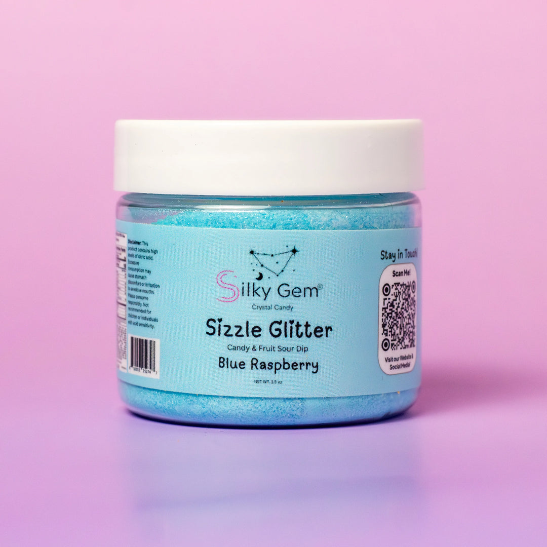 SILKY GEM Facebook ad: Discover the full range of sour crystal candy.