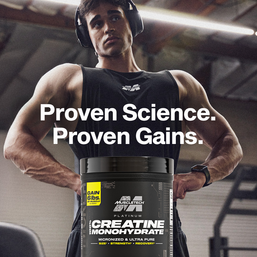 MuscleTech Facebook ad