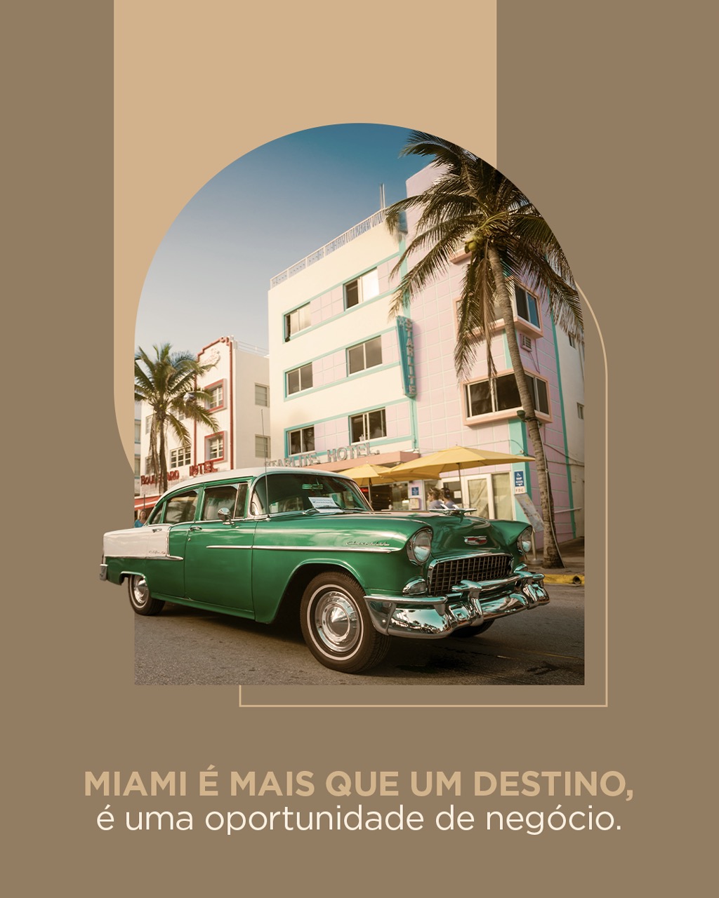 Goulart Realty Facebook ad: Investir em Miami nunca foi tão conveniente.