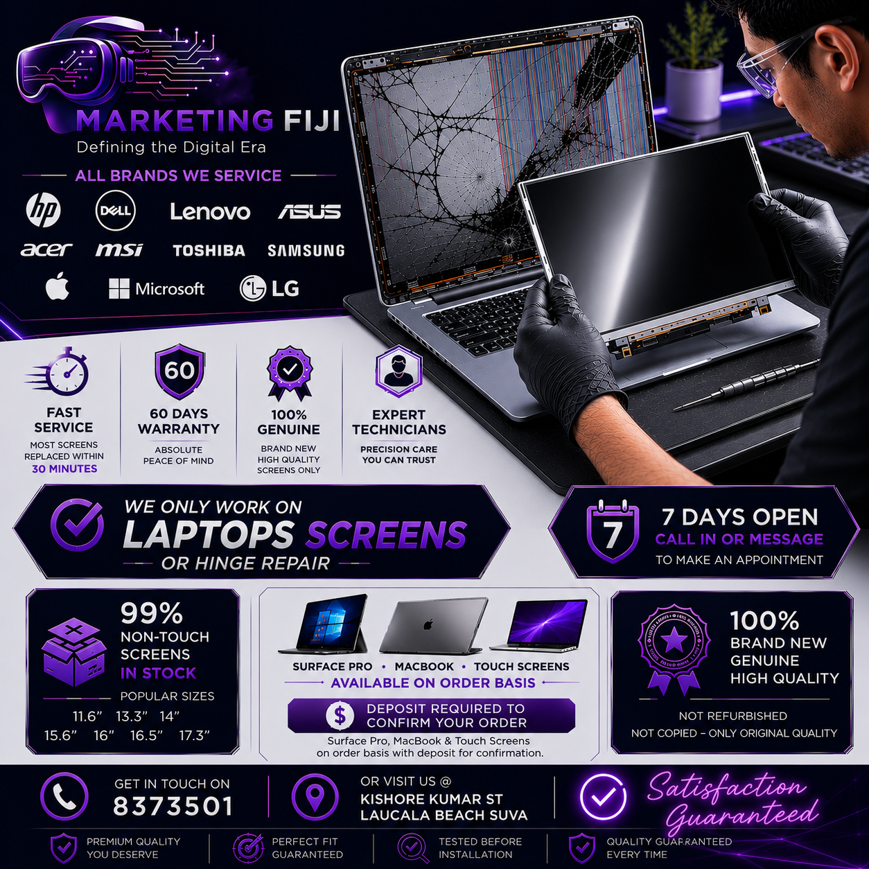 Marketing Fiji PTE LTD Facebook ad: Chat with us