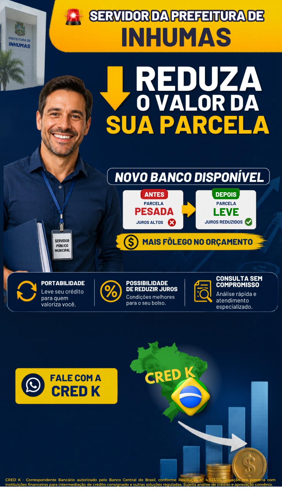 CRED K Brasil Facebook ad from Jun 19, 2026