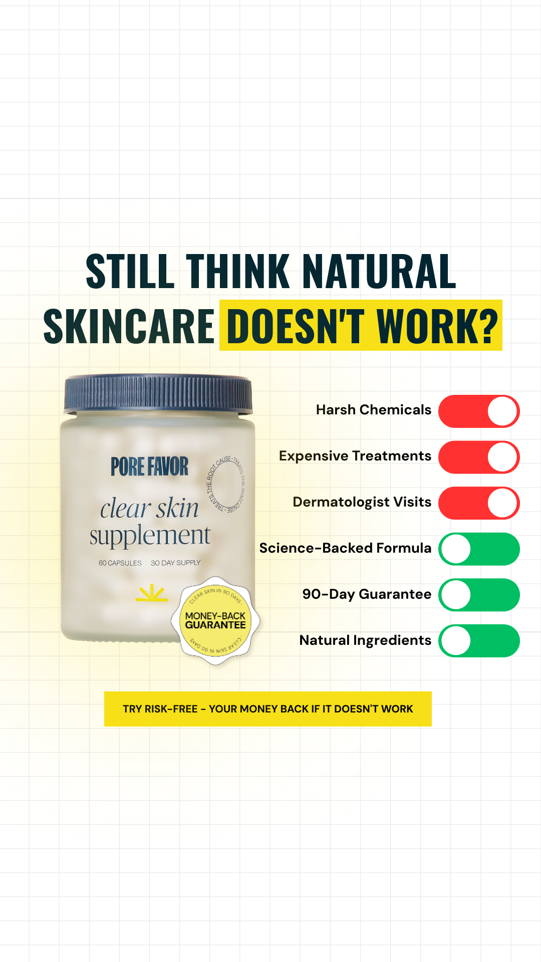 PORE FAVOR Facebook ad