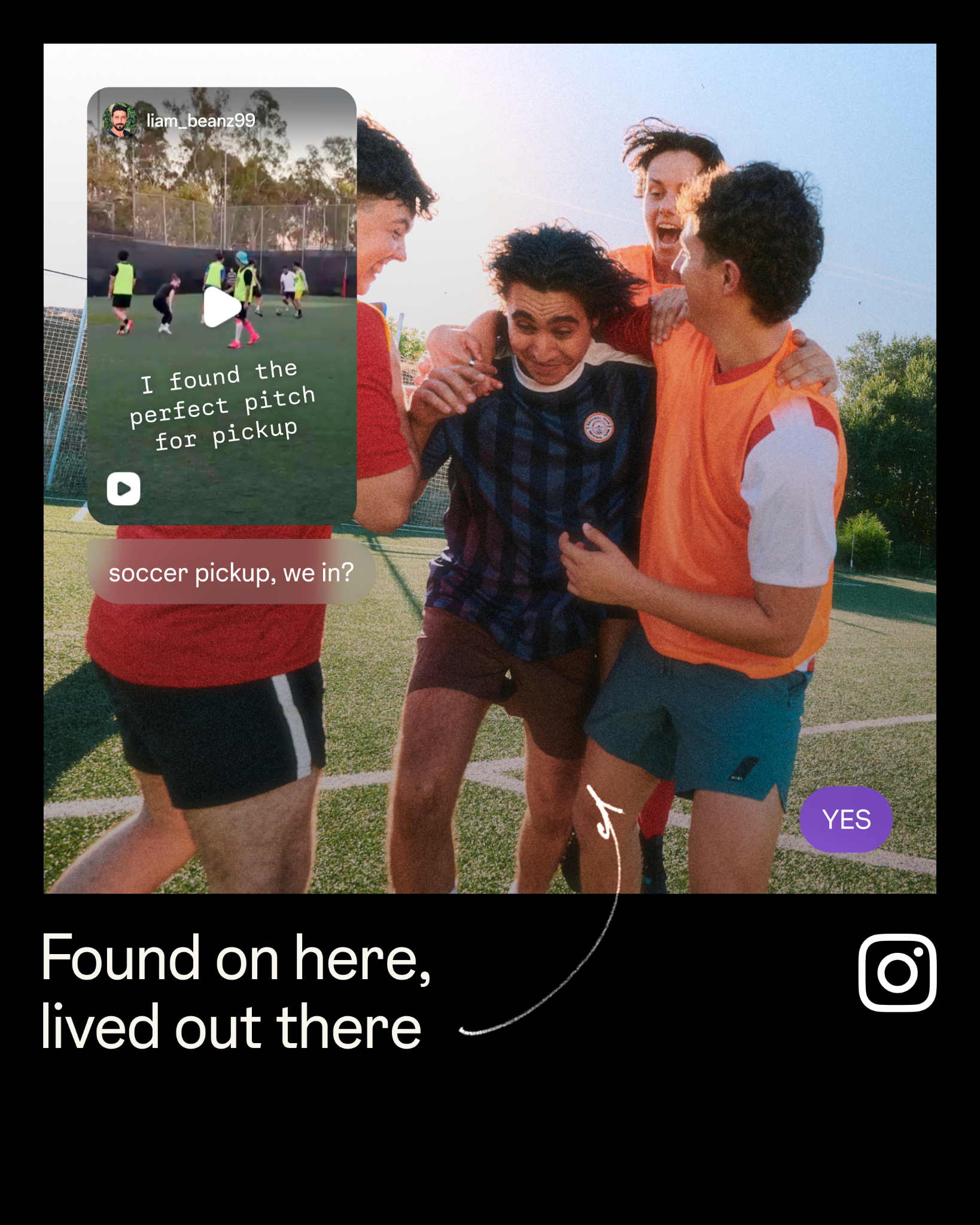 Instagram Facebook ad: The reels you find on IG might just…