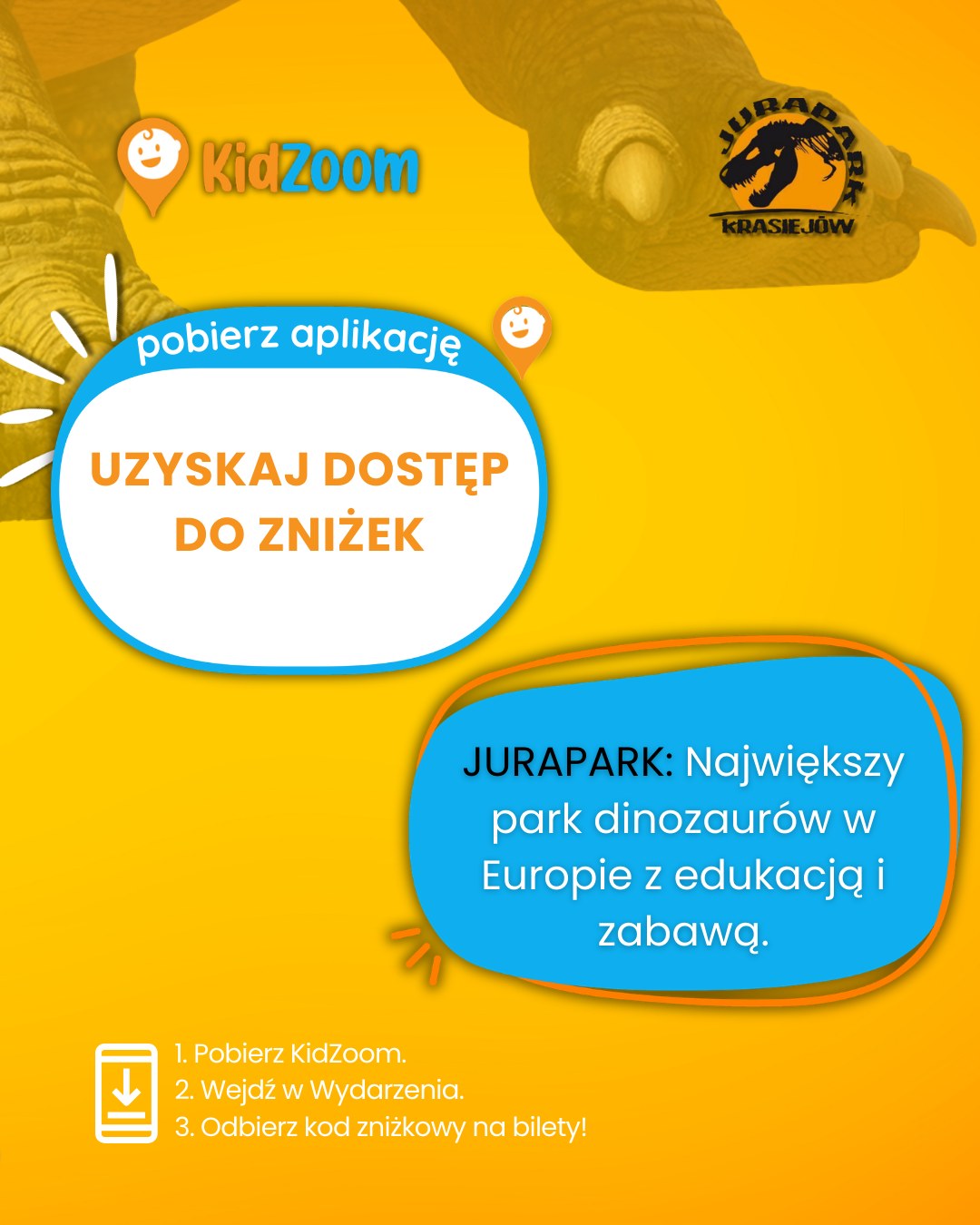 KidZoom Facebook ad: Pamiętacie naszą dino-promocję?