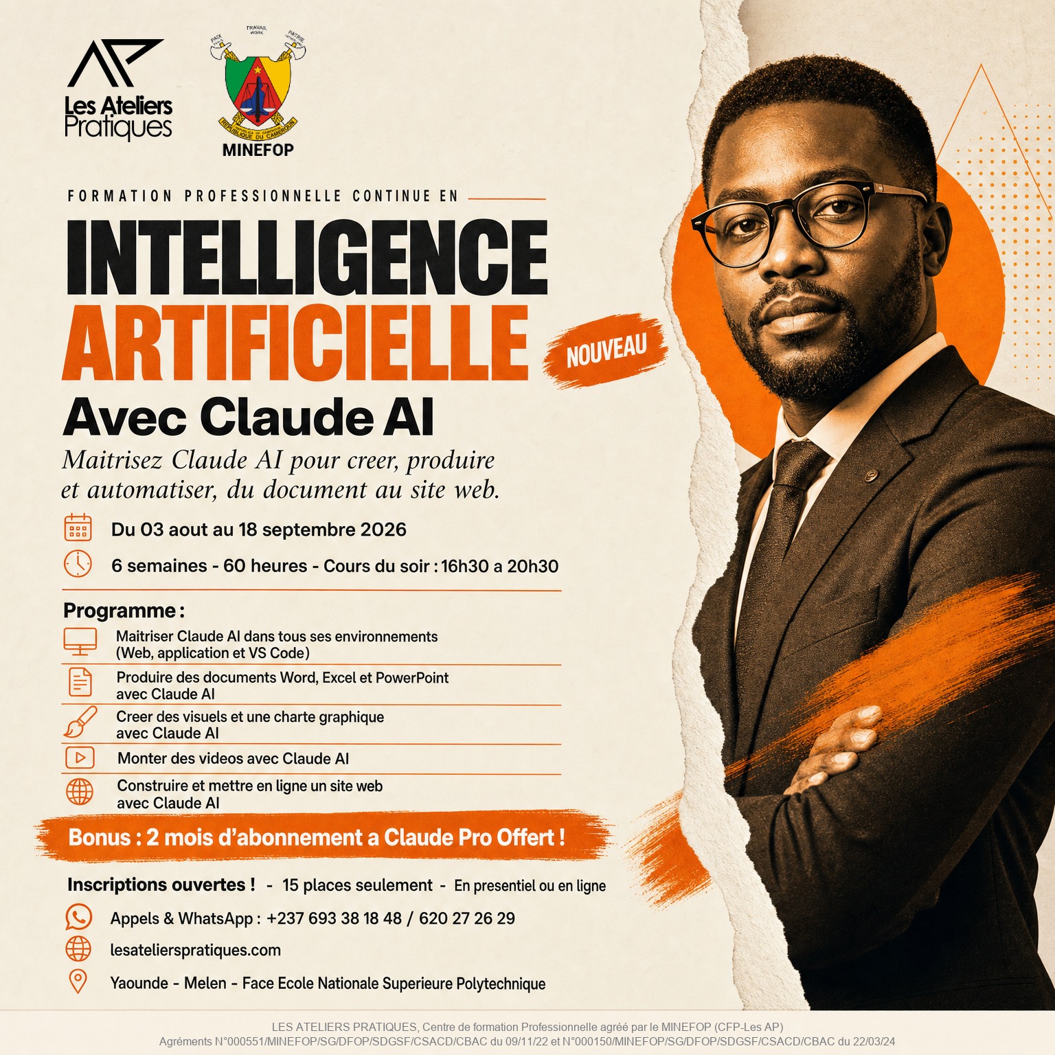 Les Ateliers Pratiques Facebook ad