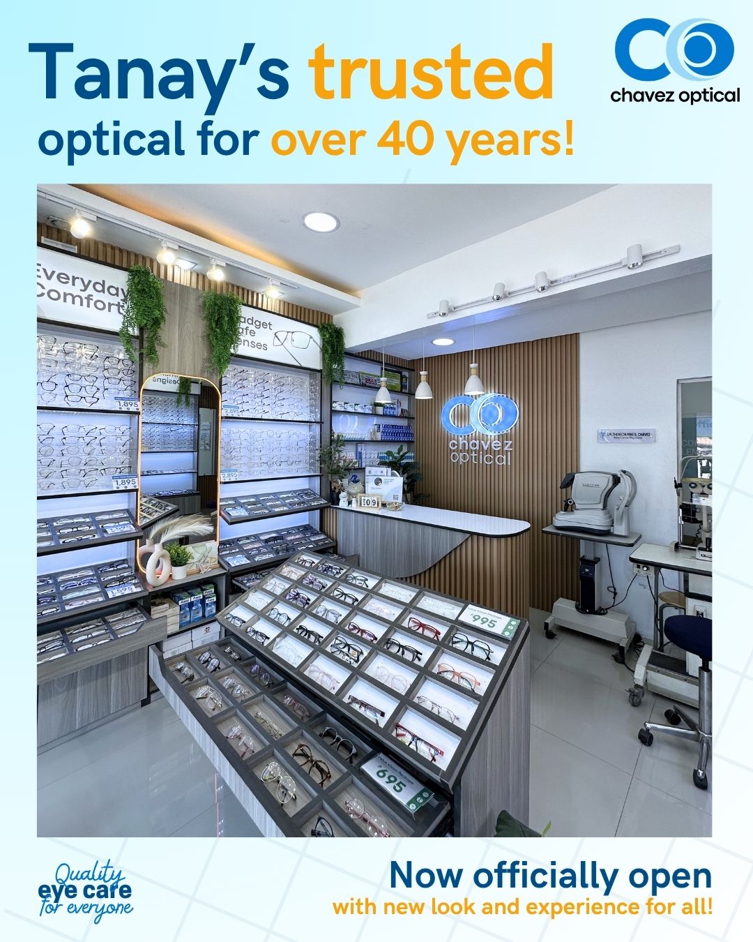Chavez Optical Tanay Facebook ad: For as low as ₱695, you can already…
