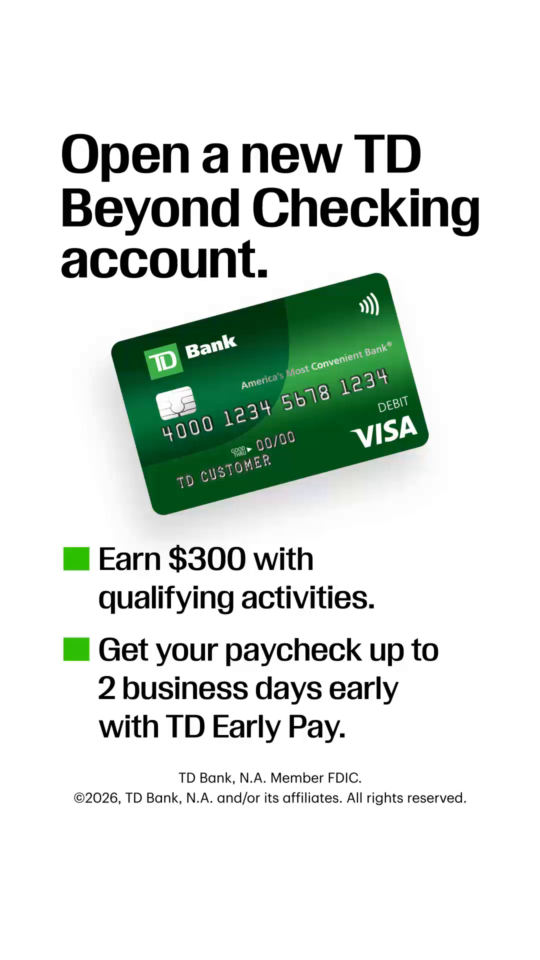 TD Facebook ad