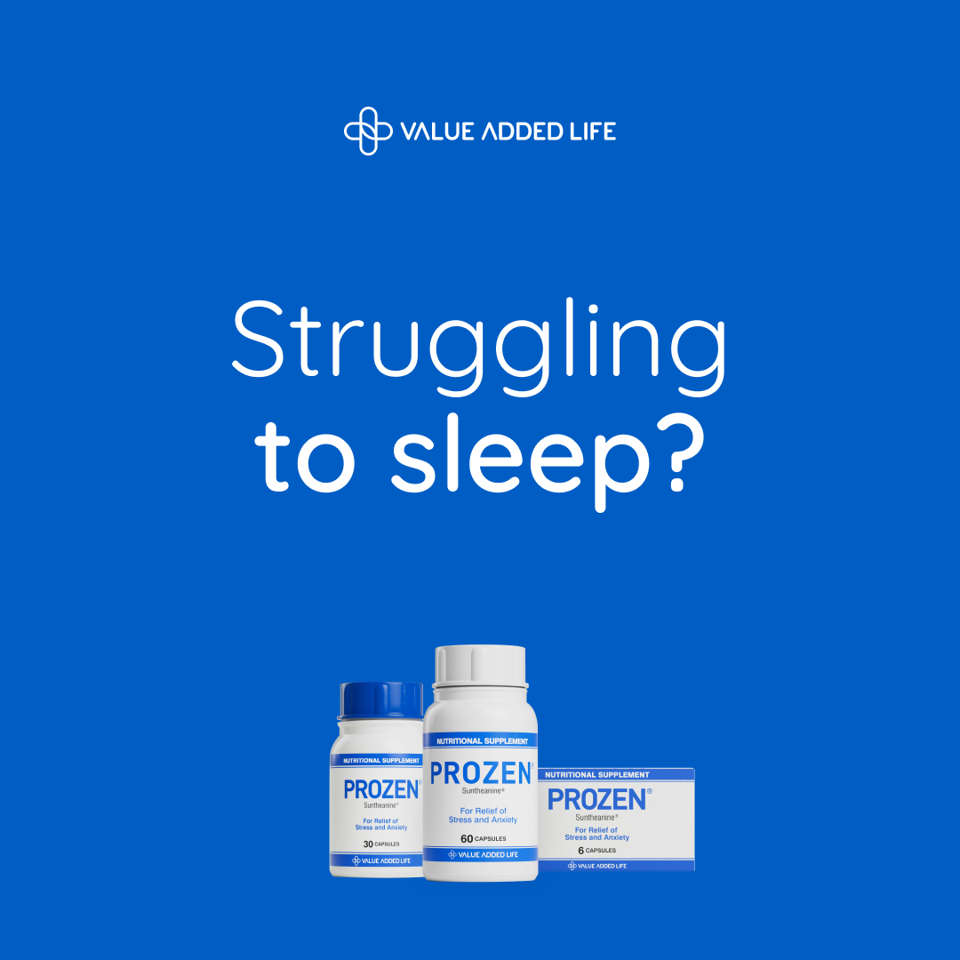 Value Added Life Health Products Facebook ad: Support calmer evenings and better-quality rest with Prozen.